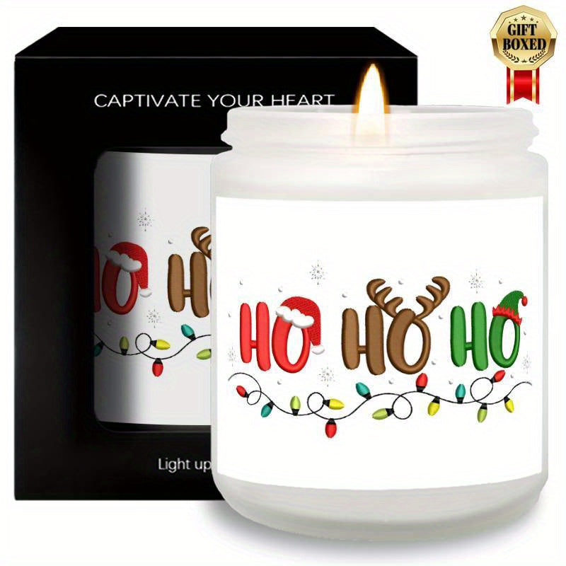 Christmas Candles, Perfect Christmas Gifts, Christmas Home Decor Decoration, Christmas Gifts for Man Woman Friends Mom Dad Son Daughter Bestie Coworker, Christmas Party Favors-1Pc Lavender Candle Ideal for Home Aromatherapy &