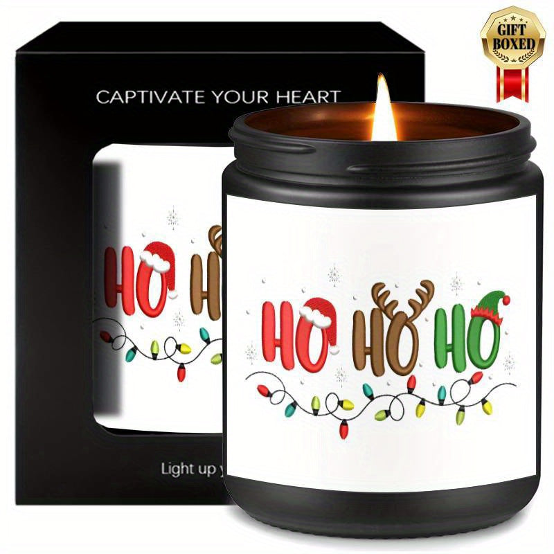 Christmas Candles, Perfect Christmas Gifts, Christmas Home Decor Decoration, Christmas Gifts for Man Woman Friends Mom Dad Son Daughter Bestie Coworker, Christmas Party Favors-1Pc Lavender Candle Ideal for Home Aromatherapy &