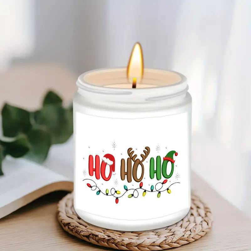 Christmas Candles, Perfect Christmas Gifts, Christmas Home Decor Decoration, Christmas Gifts for Man Woman Friends Mom Dad Son Daughter Bestie Coworker, Christmas Party Favors-1Pc Lavender Candle Ideal for Home Aromatherapy &