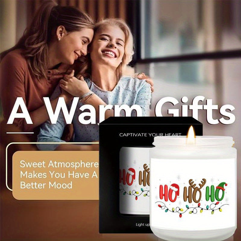 Christmas Candles, Perfect Christmas Gifts, Christmas Home Decor Decoration, Christmas Gifts for Man Woman Friends Mom Dad Son Daughter Bestie Coworker, Christmas Party Favors-1Pc Lavender Candle Ideal for Home Aromatherapy &
