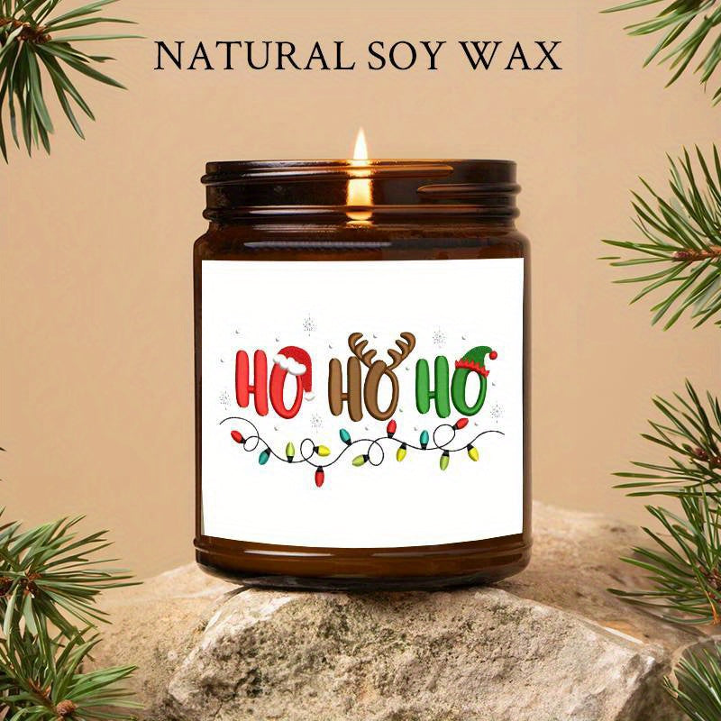 Christmas Candles, Perfect Christmas Gifts, Christmas Home Decor Decoration, Christmas Gifts for Man Woman Friends Mom Dad Son Daughter Bestie Coworker, Christmas Party Favors-1Pc Lavender Candle Ideal for Home Aromatherapy &