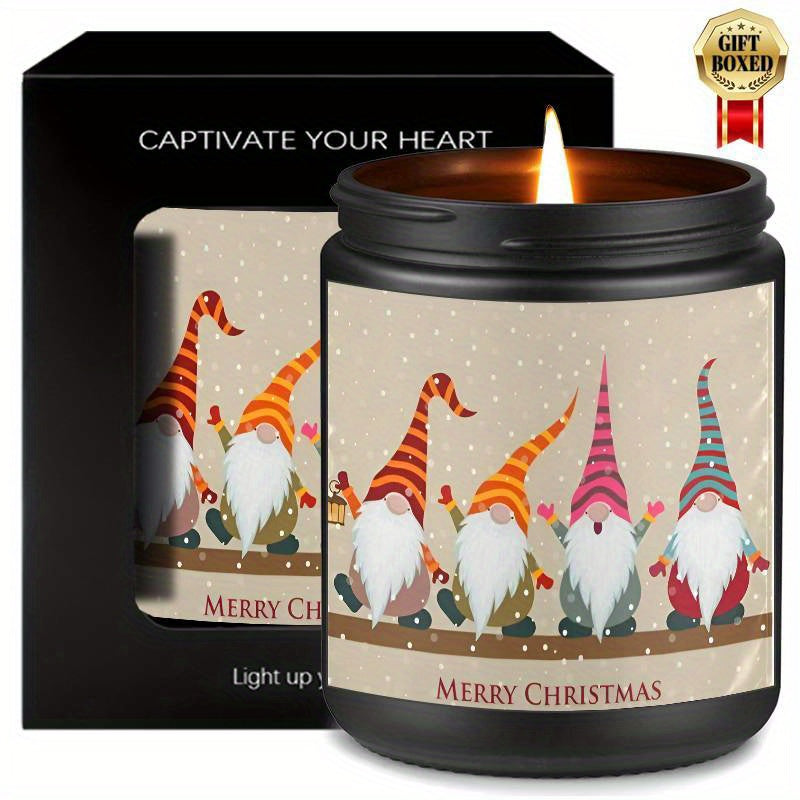 Christmas Candles, Perfect Christmas Gifts, Christmas Home Decor Decoration, Christmas Gifts for Man Woman Friends Mom Dad Son Daughter Bestie Coworker, Christmas Party Favors-1Pc Lavender Candle Ideal for Home Aromatherapy &