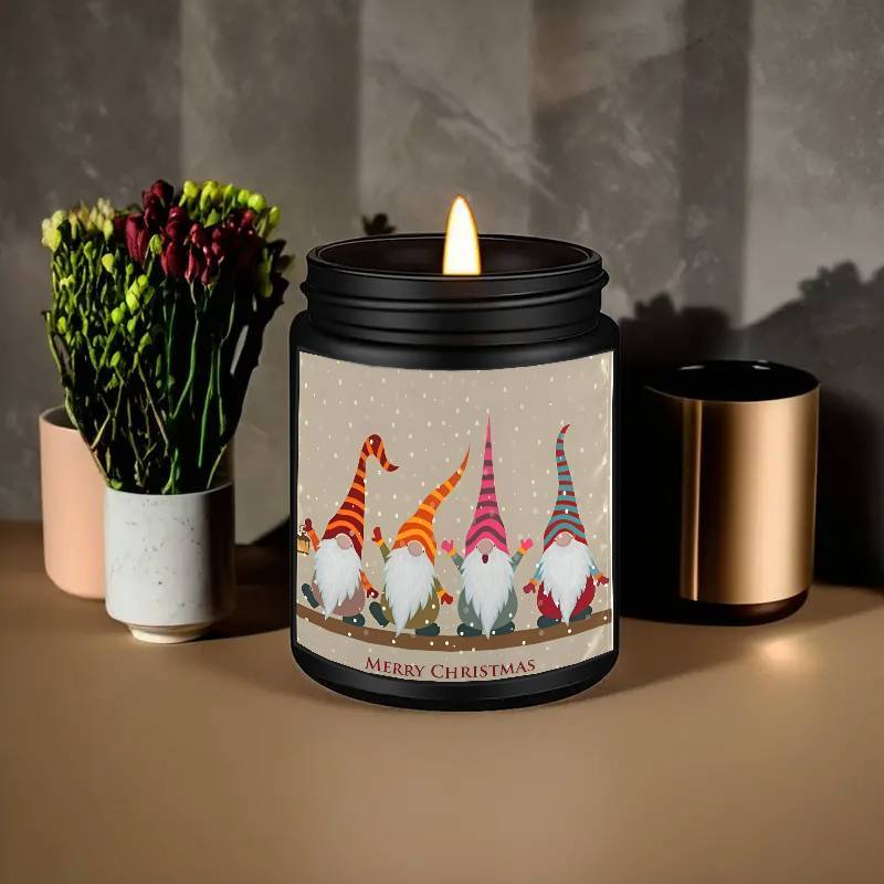 Christmas Candles, Perfect Christmas Gifts, Christmas Home Decor Decoration, Christmas Gifts for Man Woman Friends Mom Dad Son Daughter Bestie Coworker, Christmas Party Favors-1Pc Lavender Candle Ideal for Home Aromatherapy &
