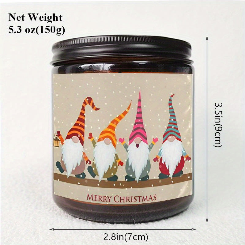 Christmas Candles, Perfect Christmas Gifts, Christmas Home Decor Decoration, Christmas Gifts for Man Woman Friends Mom Dad Son Daughter Bestie Coworker, Christmas Party Favors-1Pc Lavender Candle Ideal for Home Aromatherapy &