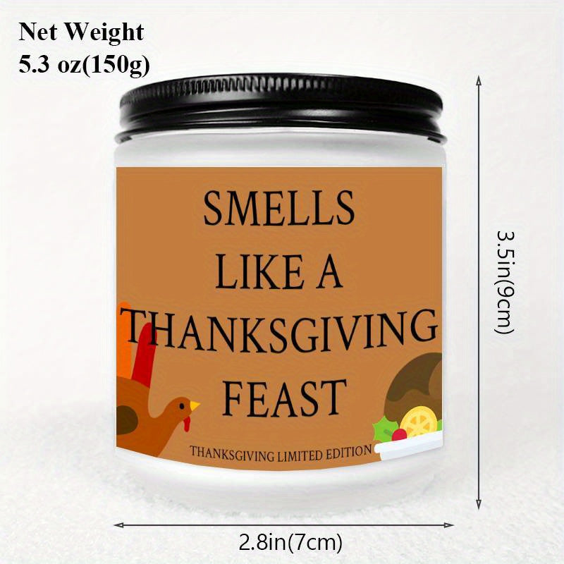 Thanksgiving Candles, Perfect Thanksgiving Gifts, Thanksgiving Home Decor Decoration, Candle Gifts for Man Woman Friends Mom Dad Son Daughter Bestie Coworker, Thanksgiving Favors-1Pc Lavender Candle Ideal for Home Aromatherap