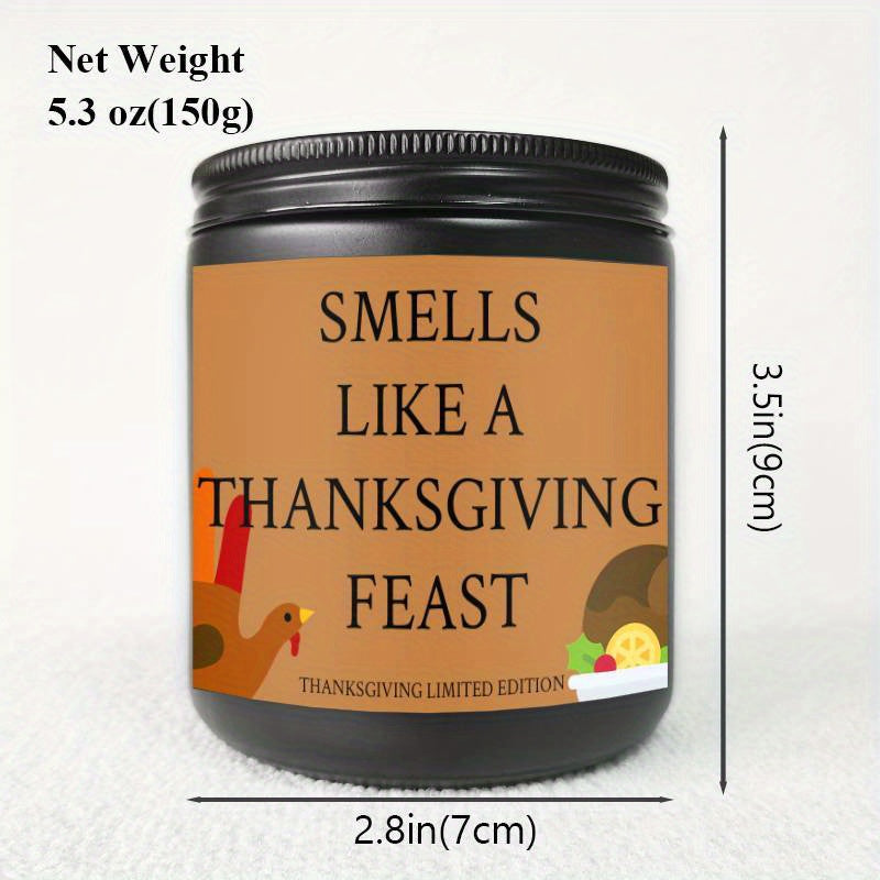 Thanksgiving Candles, Perfect Thanksgiving Gifts, Thanksgiving Home Decor Decoration, Candle Gifts for Man Woman Friends Mom Dad Son Daughter Bestie Coworker, Thanksgiving Favors-1Pc Lavender Candle Ideal for Home Aromatherap