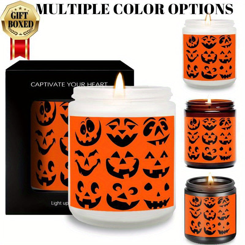Halloween Candles, Perfect Halloween Gifts, Halloween Home Decor Decoration, Candle Gifts for Man Woman Friends Mom Dad Son Daughter Bestie Coworker, Halloween Favors-1Pc Lavender Candle Ideal for Home Aromatherapy & Meditati