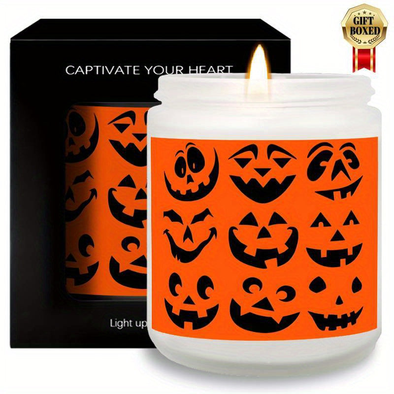 Halloween Candles, Perfect Halloween Gifts, Halloween Home Decor Decoration, Candle Gifts for Man Woman Friends Mom Dad Son Daughter Bestie Coworker, Halloween Favors-1Pc Lavender Candle Ideal for Home Aromatherapy & Meditati