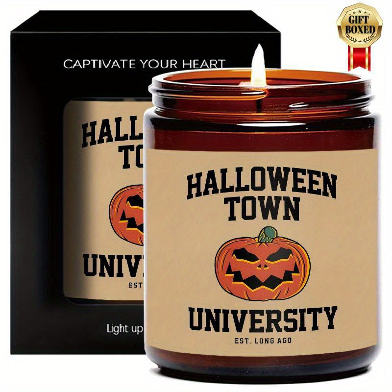 Halloween Candles, Perfect Halloween Gifts, Halloween Home Decor Decoration, Candle Gifts for Man Woman Friends Mom Dad Son Daughter Bestie Coworker, Halloween Favors-1Pc Lavender Candle Ideal for Home Aromatherapy & Meditati