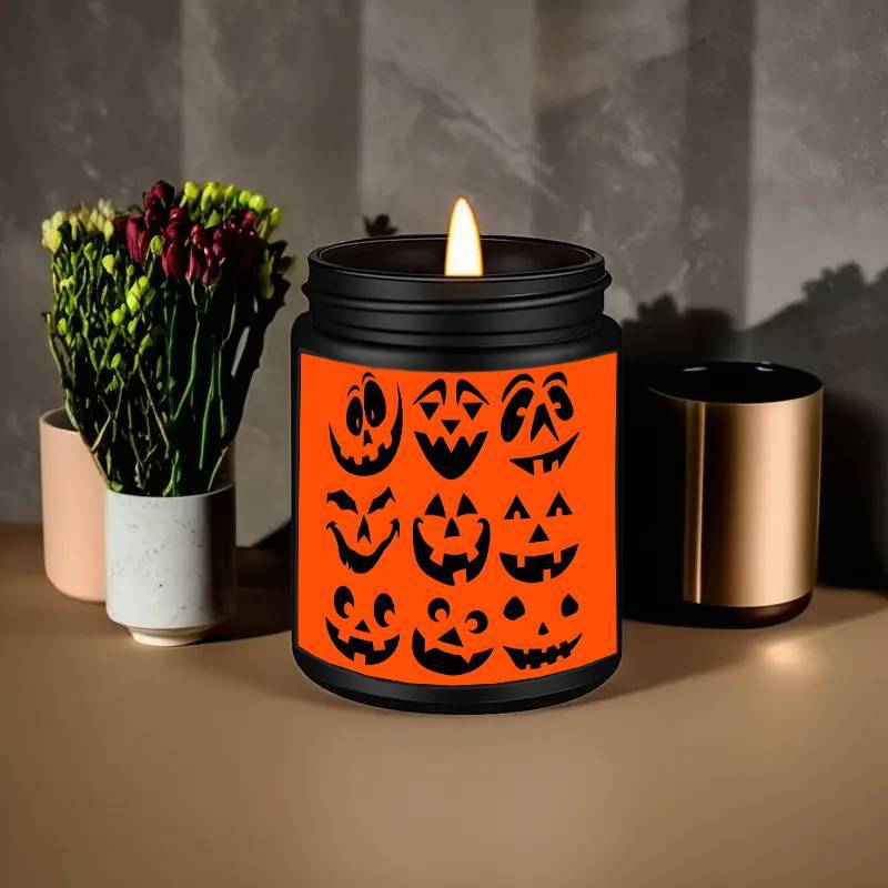 Halloween Candles, Perfect Halloween Gifts, Halloween Home Decor Decoration, Candle Gifts for Man Woman Friends Mom Dad Son Daughter Bestie Coworker, Halloween Favors-1Pc Lavender Candle Ideal for Home Aromatherapy & Meditati