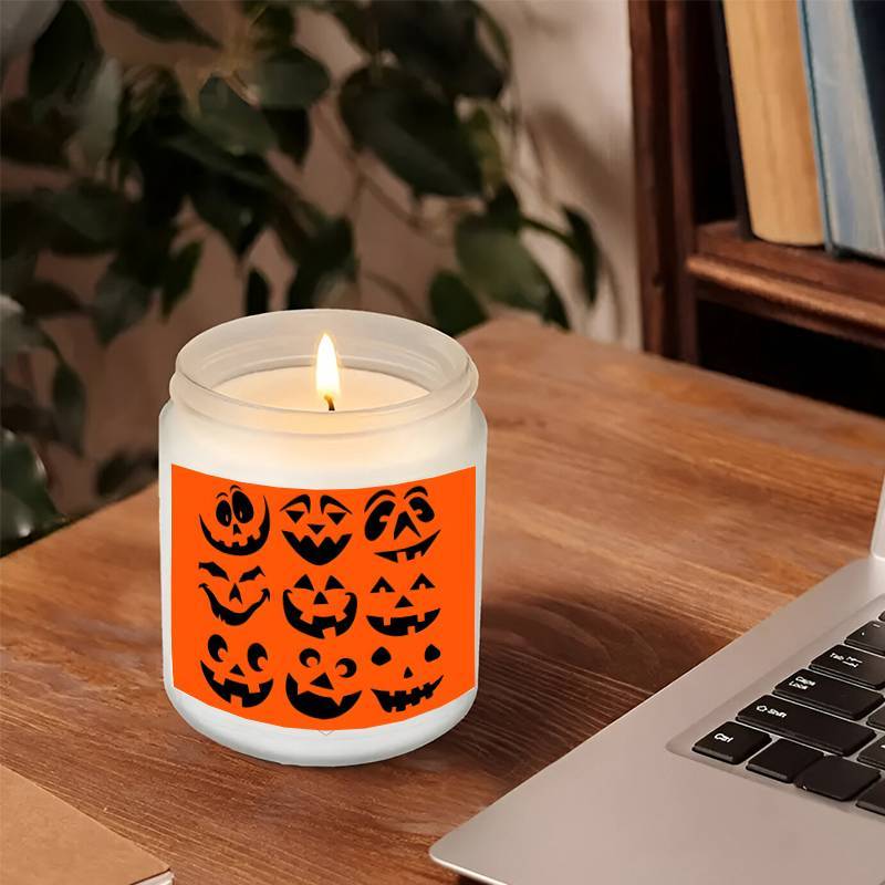 Halloween Candles, Perfect Halloween Gifts, Halloween Home Decor Decoration, Candle Gifts for Man Woman Friends Mom Dad Son Daughter Bestie Coworker, Halloween Favors-1Pc Lavender Candle Ideal for Home Aromatherapy & Meditati