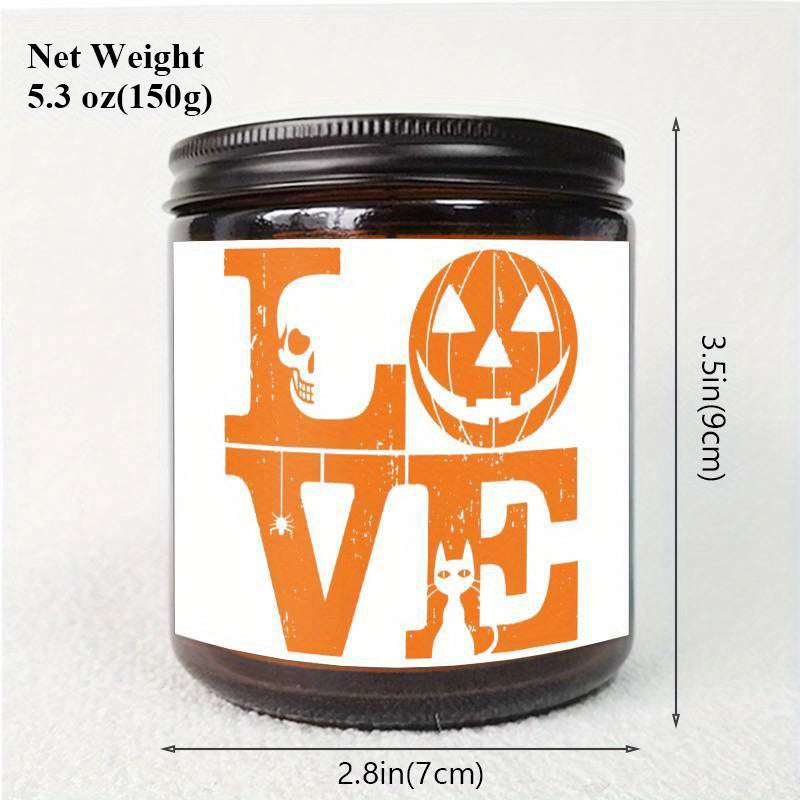 Halloween Candles, Perfect Halloween Gifts, Halloween Home Decor Decoration, Candle Gifts for Man Woman Friends Mom Dad Son Daughter Bestie Coworker, Halloween Favors-1Pc Lavender Candle Ideal for Home Aromatherapy & Meditati