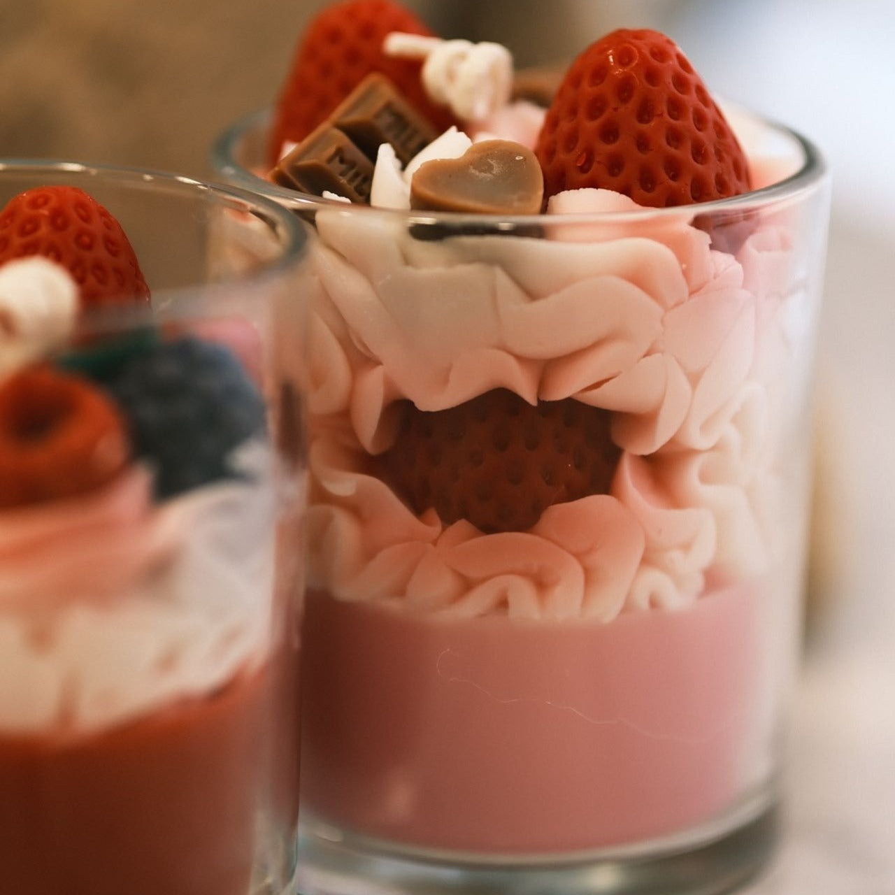 Handmade designed scented candles
