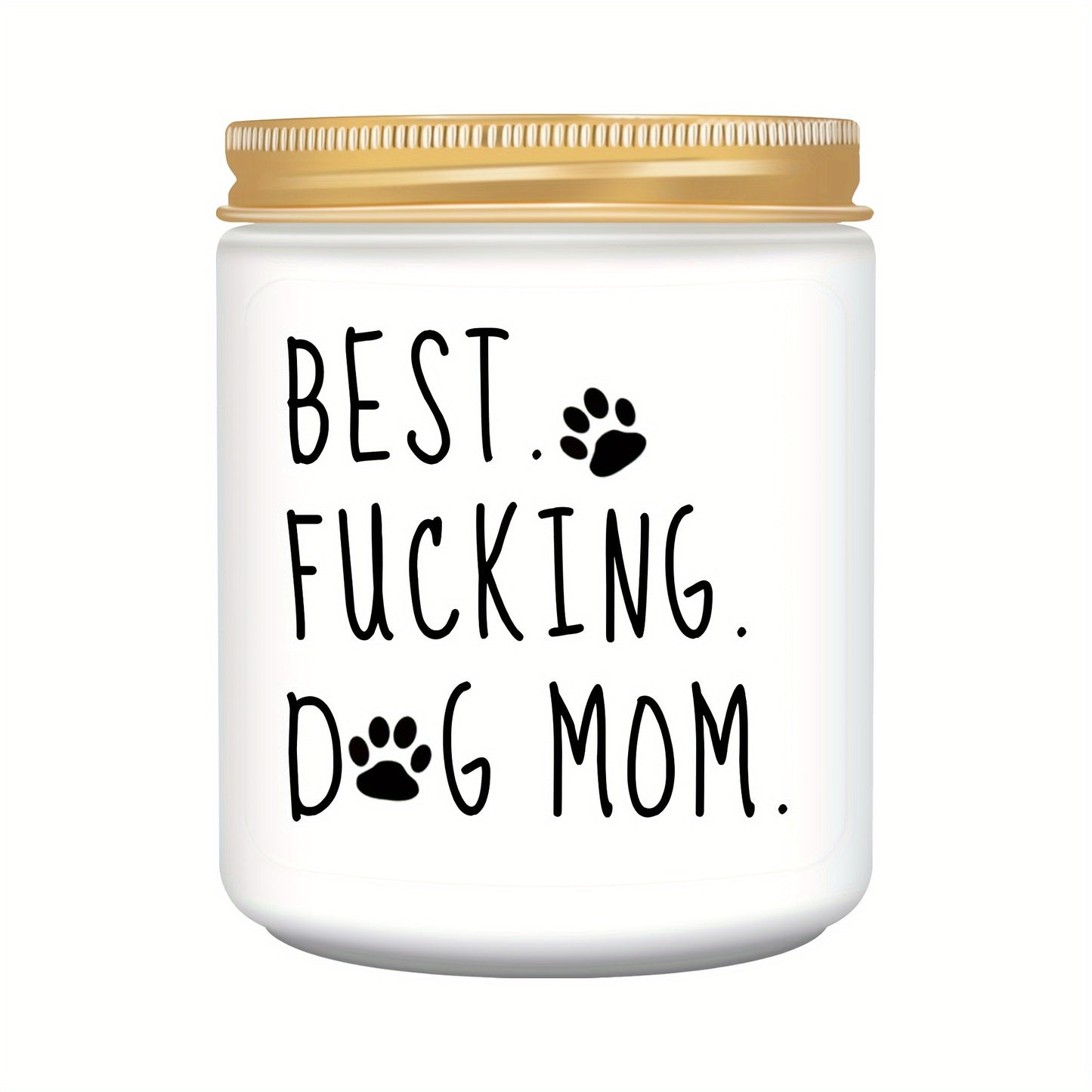 1pc 9 Oz Lavender Scented Candles Gift, Dog Mom Gifts For Women, Dog Mom Gifts, Best Gifts For Dog Owners Pet Lovers For Birthday Valentines Day Anniversary Mothers Day Christmas Gifts For Dog Mom