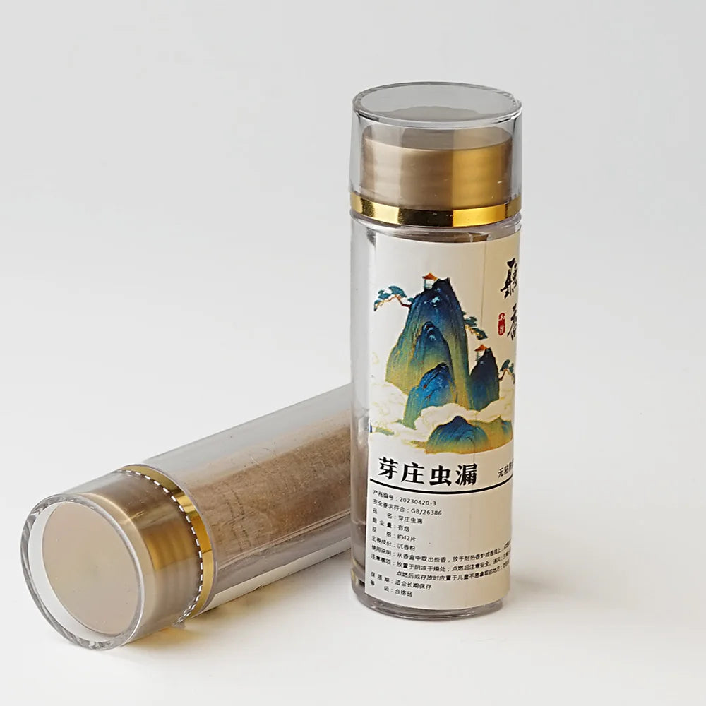 Natural Sandalwood and Agarwood Incense Tablets - Adhesive-Free Perfect for Indoor Meditation, Aromatherapy and Portability