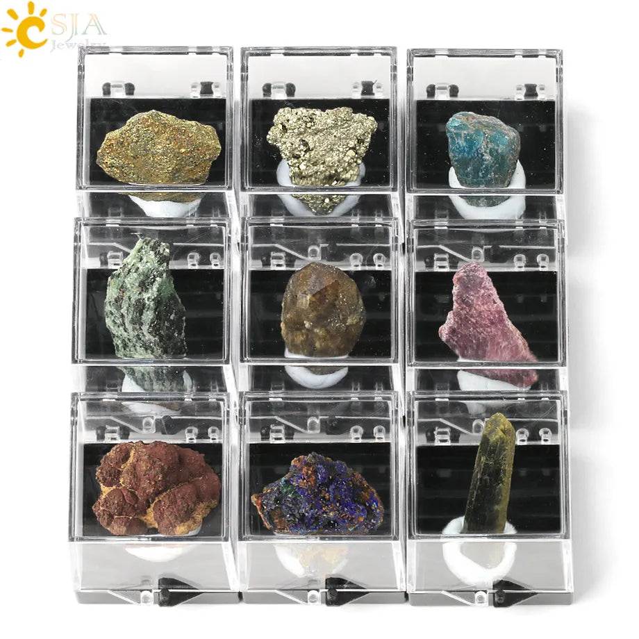 Natural Minerals specimen Raw Stone Specimens Irregular Precious Gems Rock Crystal Collection Teaching Geology Education G567