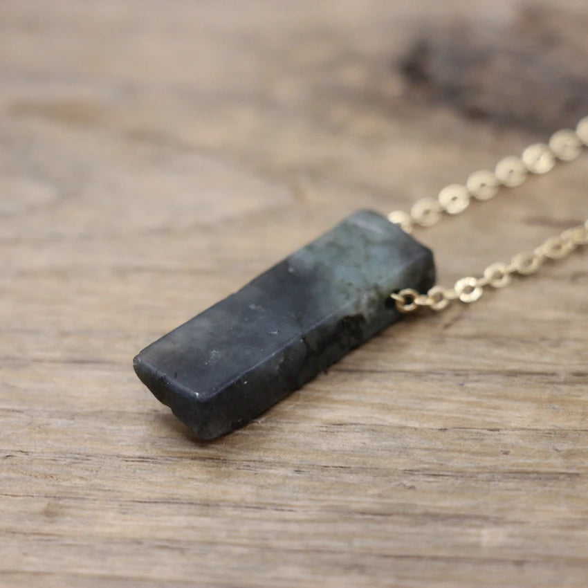Raw Stone Silce Slab Pendants Chains,Healing Crystal Reiki Natural Smoky/Rose Quartzs Citrines Necklace Jewelry,QC3017