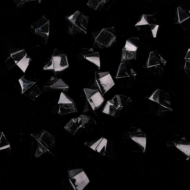 100pcs/lot ( 60g ) 11X14mm Acrylic Crystal Ice Rock Stones Vase Gems For Wedding Party Decor Confetti Table Scatter Beads