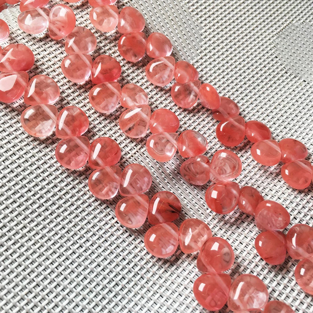 Natural Stone Water Drop Shape Loose Beads Crystal Semifinished String Bead for Jewelry Making DIY Bracelet Necklace Accessories