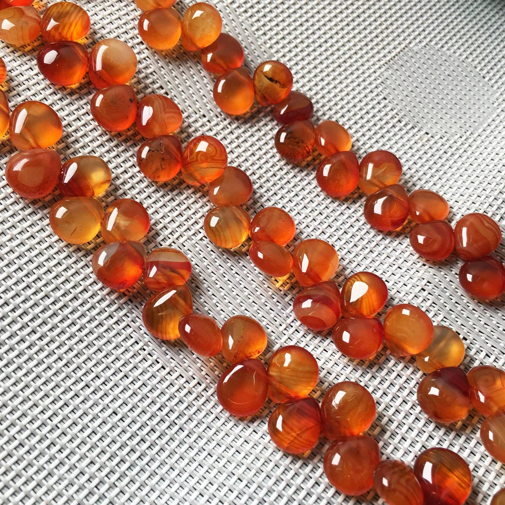 Natural Stone Water Drop Shape Loose Beads Crystal Semifinished String Bead for Jewelry Making DIY Bracelet Necklace Accessories