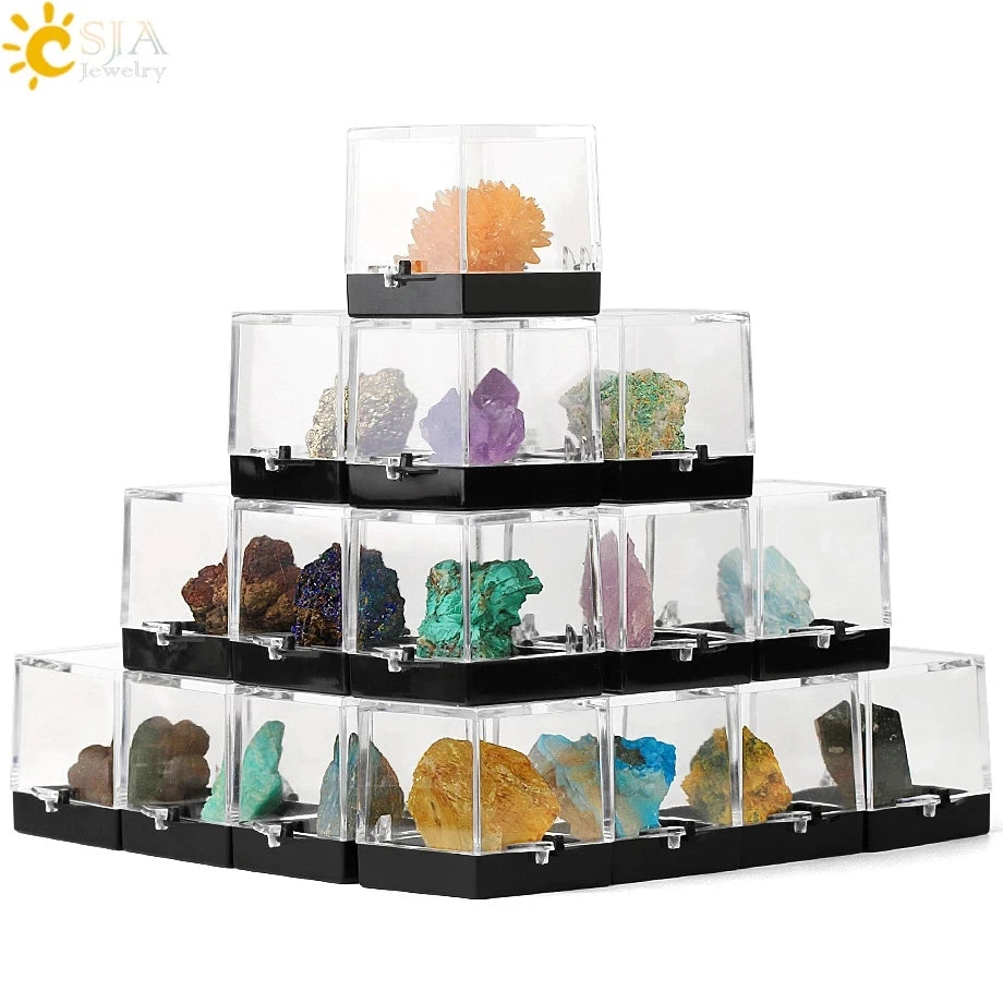 Natural Minerals specimen Raw Stone Specimens Irregular Precious Gems Rock Crystal Collection Teaching Geology Education G567