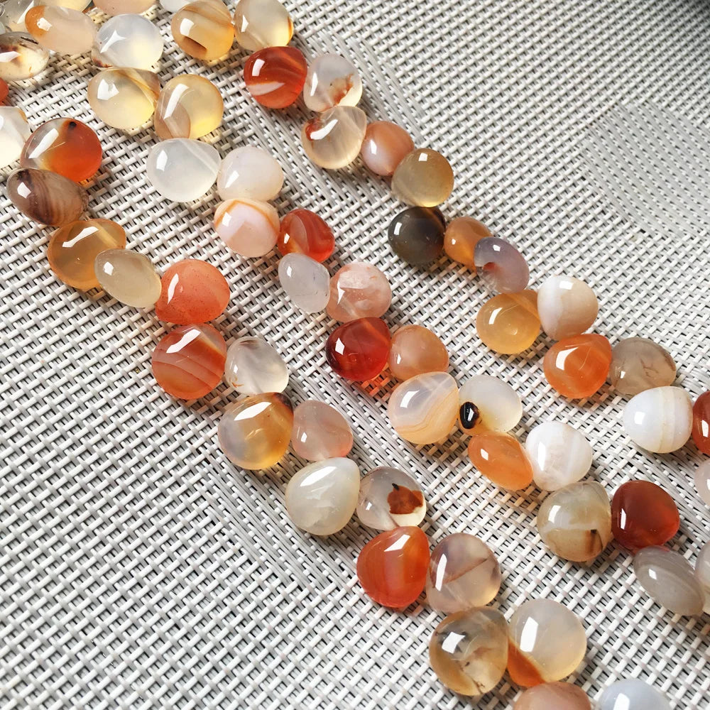 Natural Stone Water Drop Shape Loose Beads Crystal Semifinished String Bead for Jewelry Making DIY Bracelet Necklace Accessories
