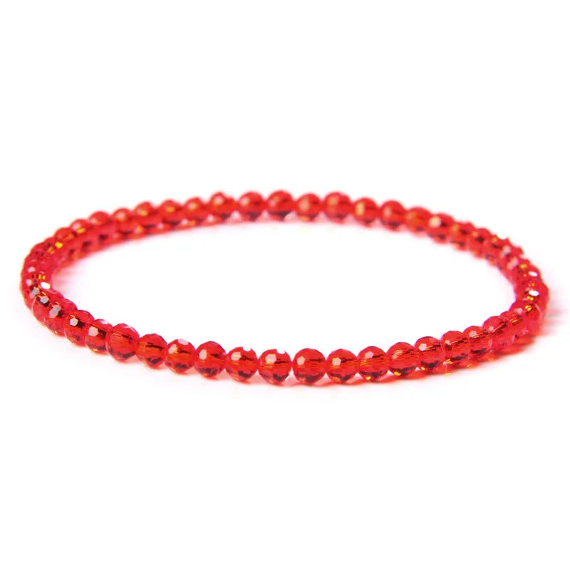 Minimalist Healing 4mm Tiny crystal stone Beads Bracelets Unisex Natural Charoite Obsidian lapis lazuli Zircon Elastic bracelets