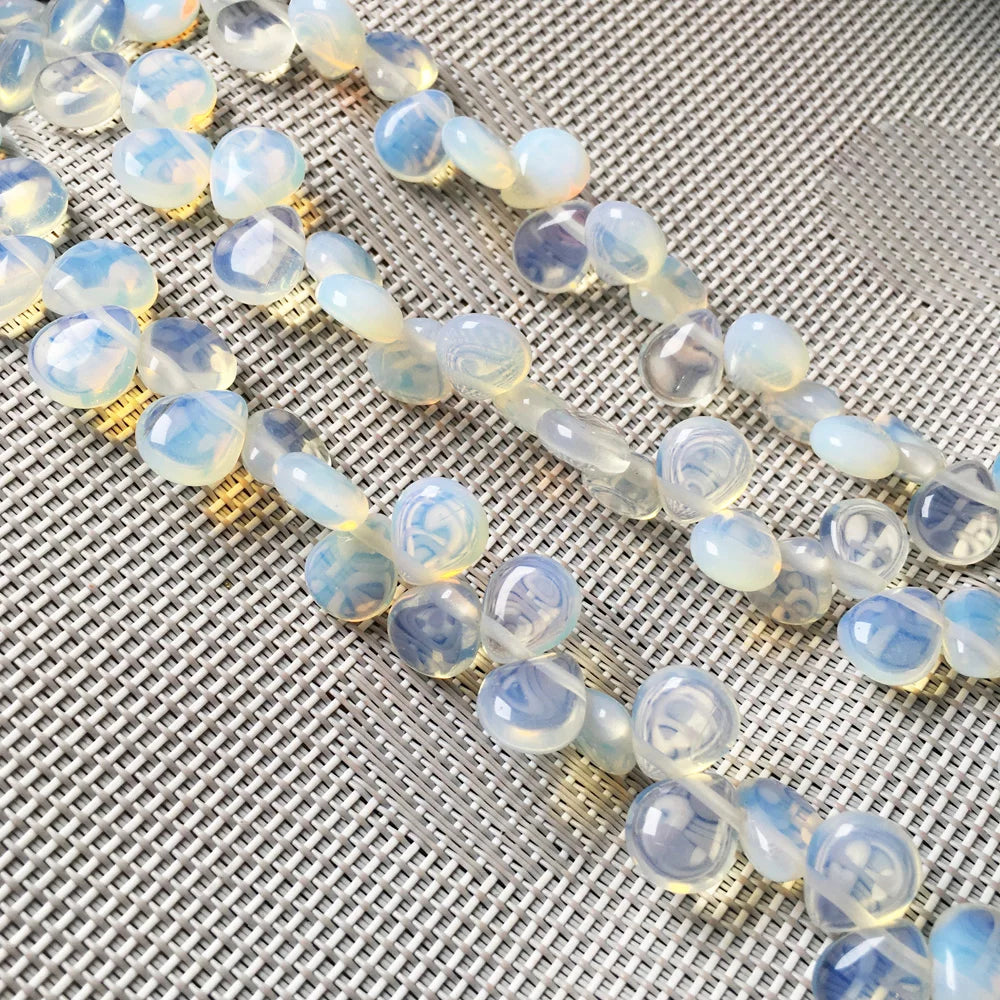 Natural Stone Water Drop Shape Loose Beads Crystal Semifinished String Bead for Jewelry Making DIY Bracelet Necklace Accessories