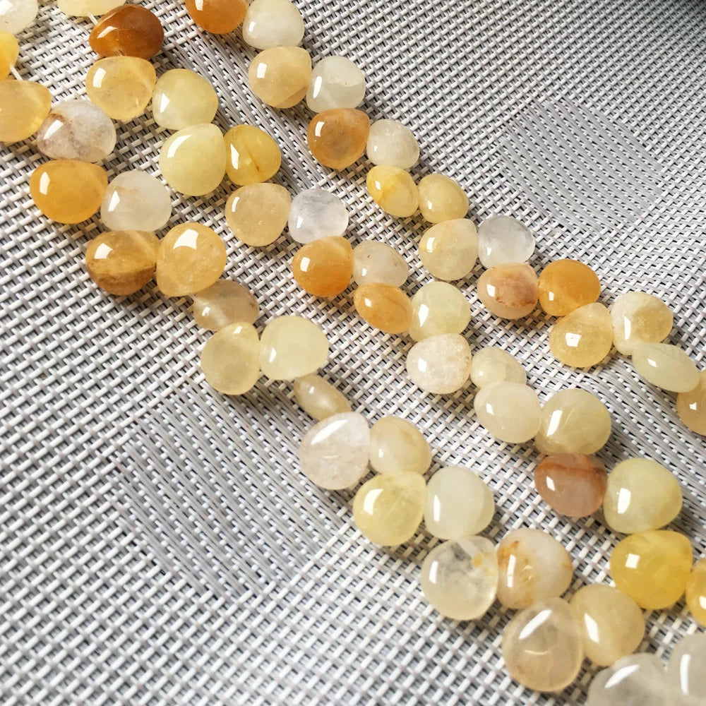 Natural Stone Water Drop Shape Loose Beads Crystal Semifinished String Bead for Jewelry Making DIY Bracelet Necklace Accessories