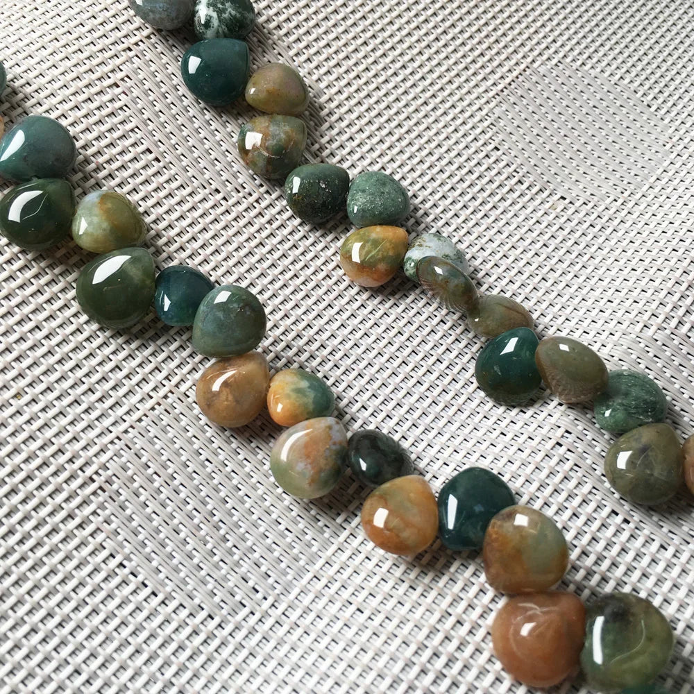 Natural Stone Water Drop Shape Loose Beads Crystal Semifinished String Bead for Jewelry Making DIY Bracelet Necklace Accessories