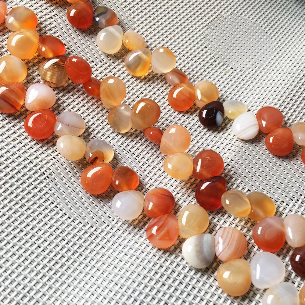 Natural Stone Water Drop Shape Loose Beads Crystal Semifinished String Bead for Jewelry Making DIY Bracelet Necklace Accessories