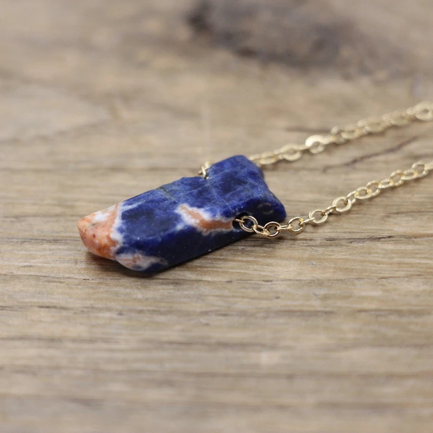 Raw Stone Silce Slab Pendants Chains,Healing Crystal Reiki Natural Smoky/Rose Quartzs Citrines Necklace Jewelry,QC3017