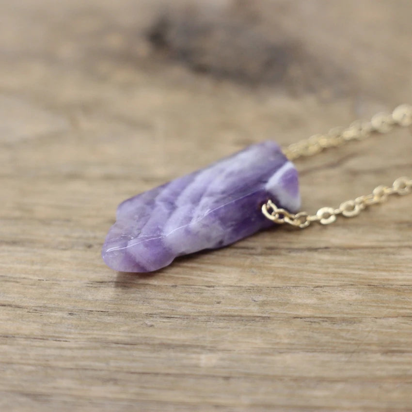 Raw Stone Silce Slab Pendants Chains,Healing Crystal Reiki Natural Smoky/Rose Quartzs Citrines Necklace Jewelry,QC3017