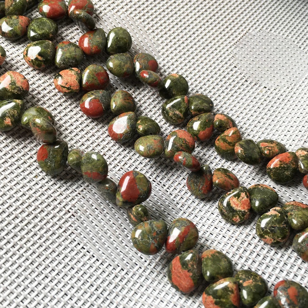 Natural Stone Water Drop Shape Loose Beads Crystal Semifinished String Bead for Jewelry Making DIY Bracelet Necklace Accessories