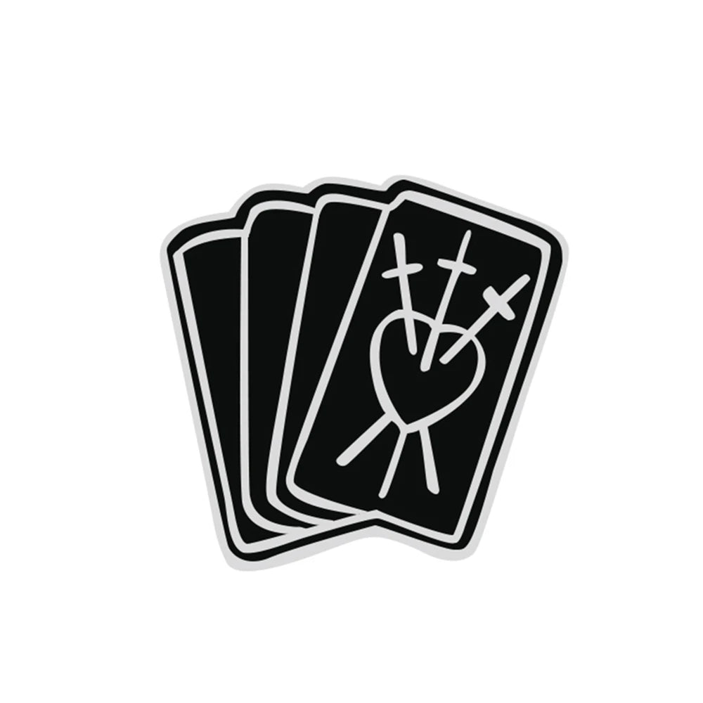 Witches Punk Black Enamel Pins Magical Hat Furnace Moon Cat Brooch Backpack Denim Lapel Pin Badge Dark Gothic Party Jewelry Gift