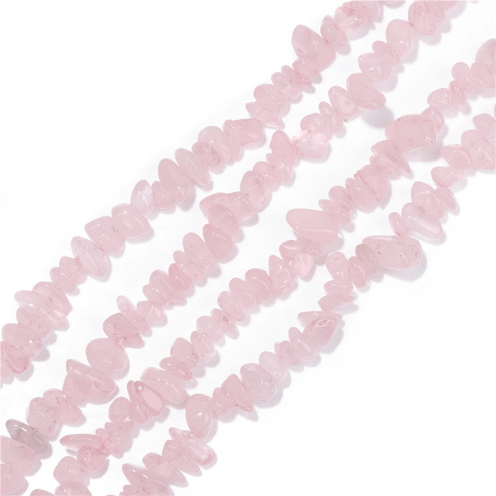 5-8MM Natural Freeform Stone Rock Chips Beads Crystal Gem Gravel Bead for Jewelry Making DIY Bracelet Necklace Earring Findings