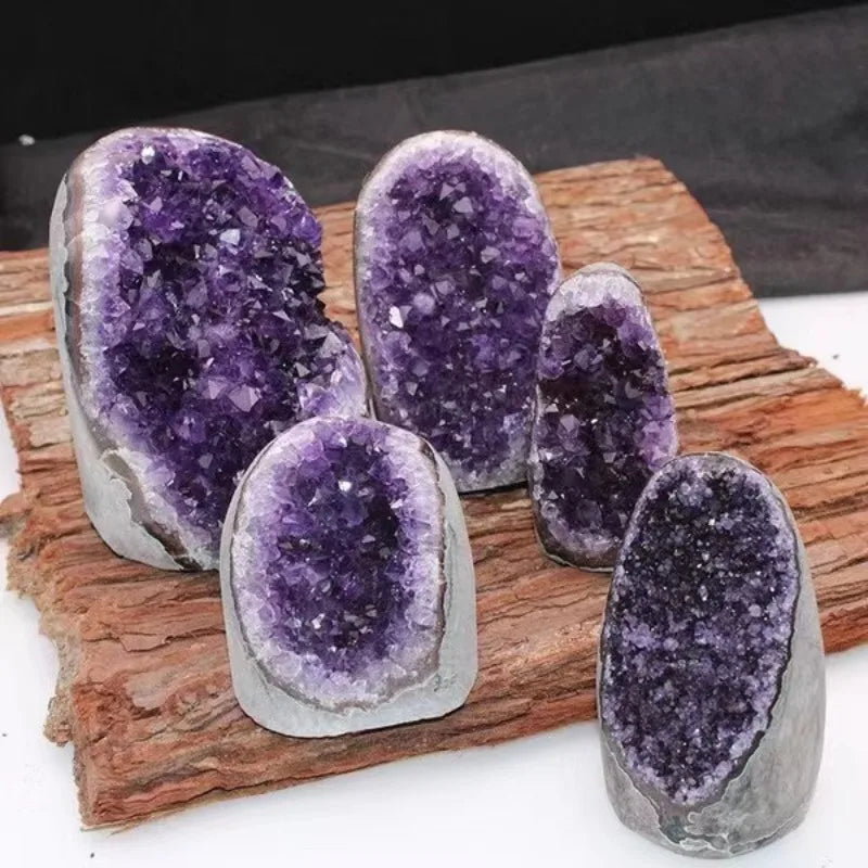Natural Uruguay Amethyst Cave Purple Deode Ornaments Treasure Basin Demagnetization Radiation Protection