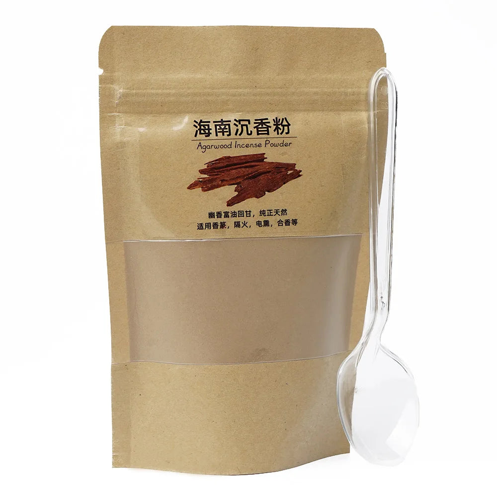 Sandalwood Incense Powder 50 Grams Agarwood Handmade Incense Raw Materials Home Aromatherapy 100% Natural