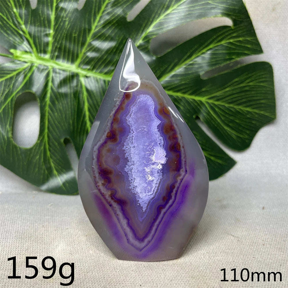 Natural Agate Free Form Tower Rainbow Crystal Geode Home Room Decoration Gift Witchcraft Altar Prayer Spiritual Healing Prayer