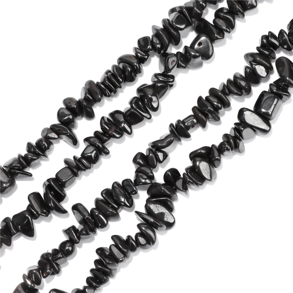 5-8MM Natural Freeform Stone Rock Chips Beads Crystal Gem Gravel Bead for Jewelry Making DIY Bracelet Necklace Earring Findings