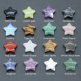 Load image into Gallery viewer, 1 PC Star Statue Natural Crystal Onyx Bare Stone Meditation Healing Reiki Gems Gift Collection Home Decor Decorations 30x30mm