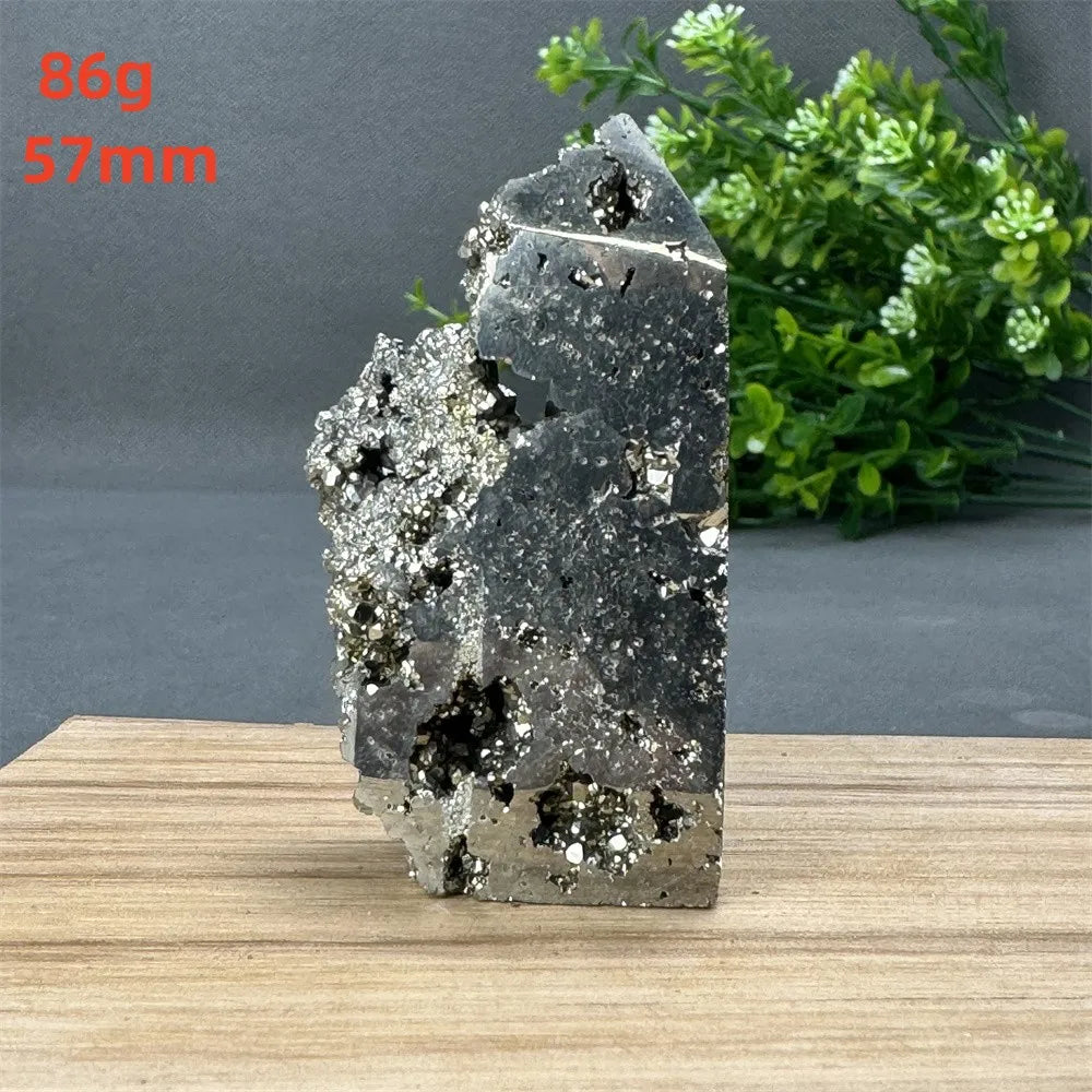 Natural Rare Chalcopyrite Wand Healing Crystal Tower Mineral Gemstone Obelisk Meditation Feng Shui Witchcraft Home Decor
