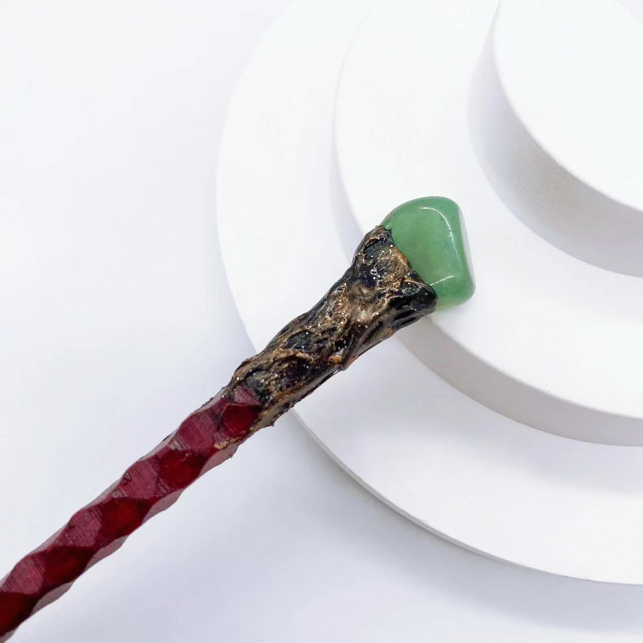 19CM Natural Crystal Stones Magic Wand Witch Amethyst Tiger Eye Stone Labradorite Red Agate Home Decoration Witchcraft Gift