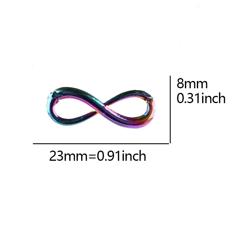 5Pcs Dreamcatcher Infinity Symbol Rainbow Color Charms Witch Hat Saturn Planet Love Butterfly Brain Fashion Pendant Diy Jewelry