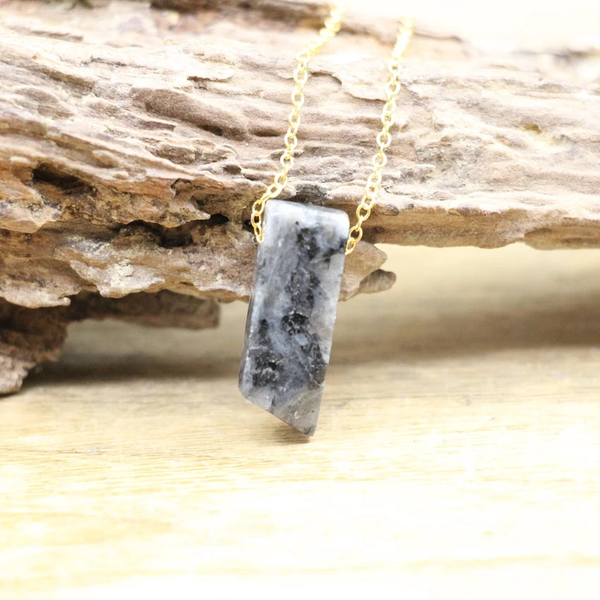 Raw Stone Silce Slab Pendants Chains,Healing Crystal Reiki Natural Smoky/Rose Quartzs Citrines Necklace Jewelry,QC3017