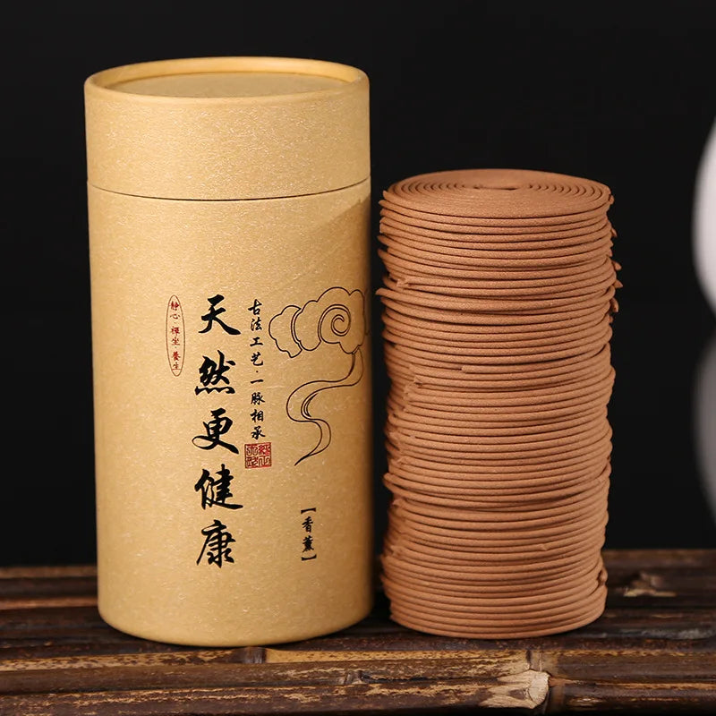 1Box 120 Single Pcs Incense Coil Sandalwood Bothroom Anti-Odour Incense