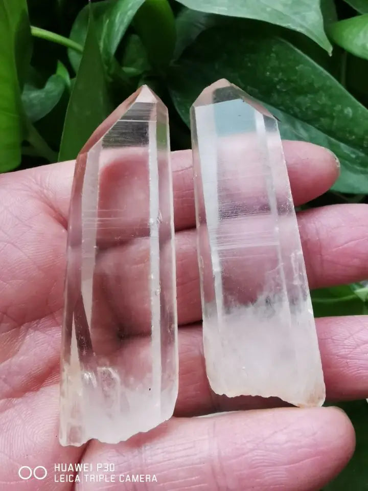 6-10cm NATURAL CLEAR Lemurian Seed QUARTZ CRYSTAL Wand ORIGINAL POINTS Specimen