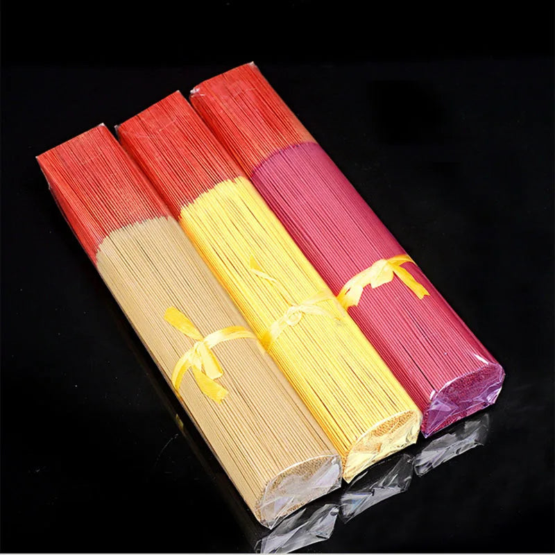 1000pcs/lot Smokeless Sandalwood Incense Sticks 500g Handmade Home Temple Prayer and Worship 32cm Stick Incense Bulk Sale