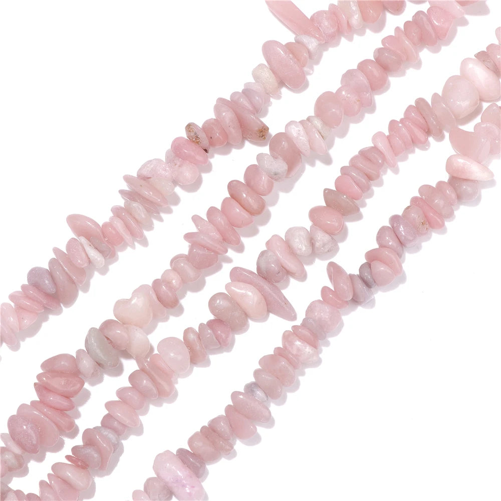 5-8MM Natural Freeform Stone Rock Chips Beads Crystal Gem Gravel Bead for Jewelry Making DIY Bracelet Necklace Earring Findings