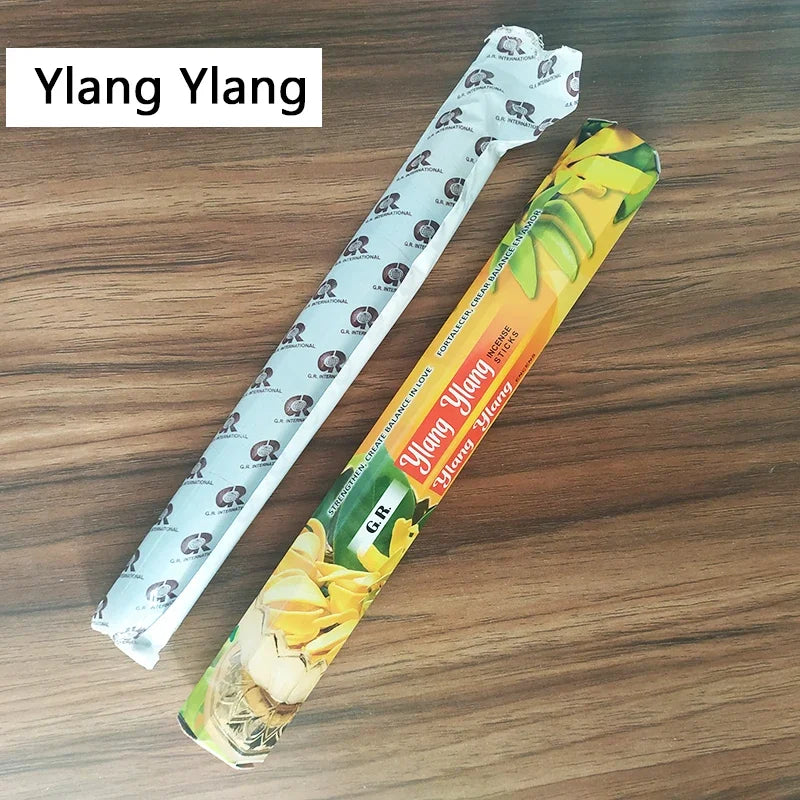 Y Fragrances Indian Royal Lavender Sticks Incense 20pcs/box Home Fragrance Stick Artificial Scent Burning for Healthy Yoga Room